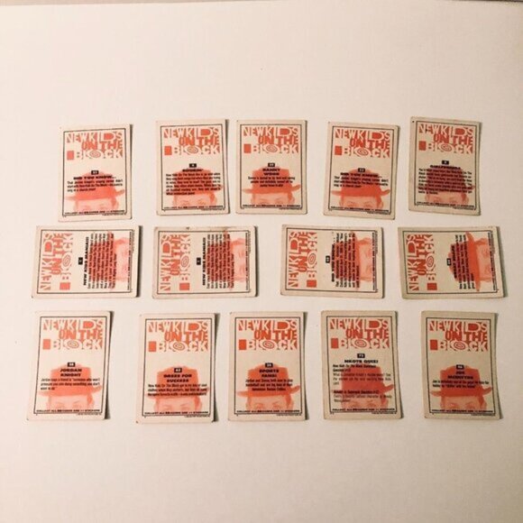 Vtg 1989 New Kids on  The Block 52 Assorted Trading Cards - Picture 5 of 16